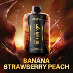 mr fog aura 60k disposable vape banana strawberry peach