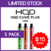 HQD CUVIE PLUS – 1200 PUFFS – 5 PACK import placeholder for 69717