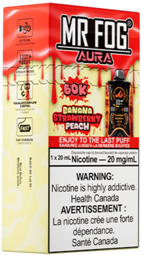 mr fog aura 60k disposable vape banana strawberry peach mr fog aura 60k disposable vape banana strawberry peach