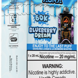 mr fog aura 60k disposable vape blueberry dream