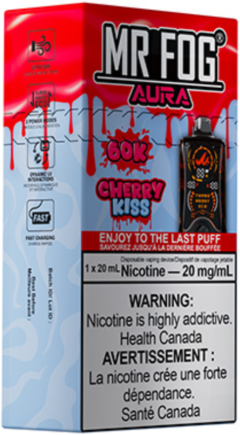 mr fog aura 60k disposable vape cherry kiss mr fog aura 60k disposable vape cherry kiss