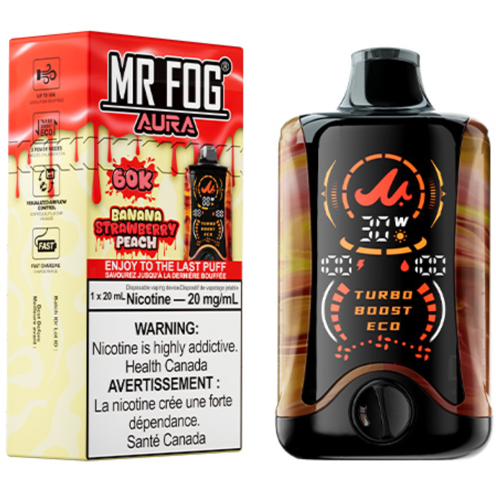 mr fog aura 60k disposable vape banana strawberry peach mr fog aura 60k disposable vape banana strawberry peach