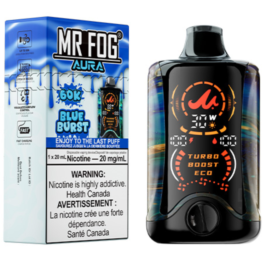mr fog aura 60k disposable vape blue burst mr fog aura 60k disposable vape blue burst