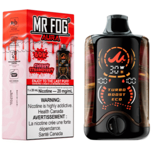 mr fog aura 60k disposable vape cherry strawberry