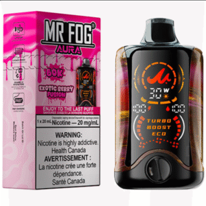 mr fog aura 60k disposable vape exotic berry fusion