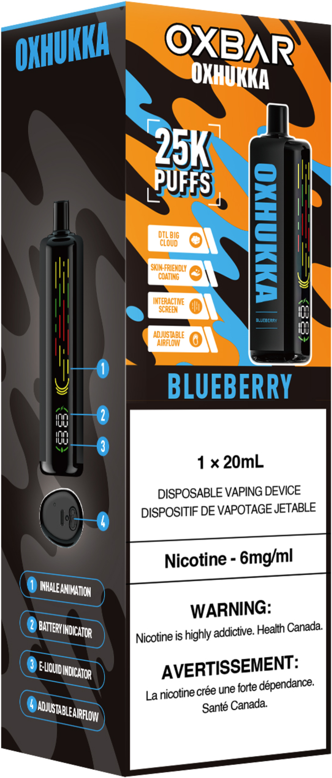 oxbar oxhukka disposable vape blueberry oxbar oxhukka disposable vape blueberry