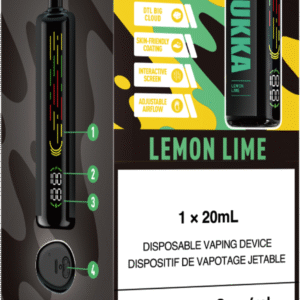 oxbar oxhukka disposable vape lemon lime
