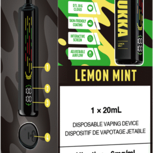 oxbar oxhukka disposable vape lemon mint