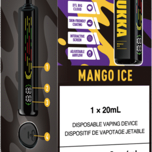 oxbar oxhukka disposable vape mango ice