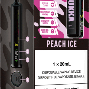 oxbar oxhukka disposable vape peach ice