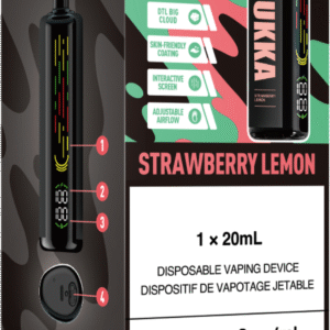 oxbar oxhukka disposable vape strawberry lemon