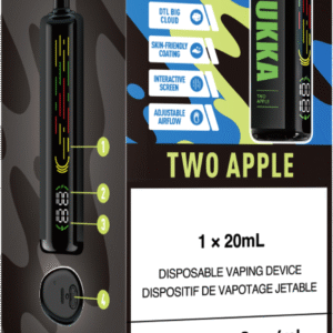 oxbar oxhukka disposable vape two apple