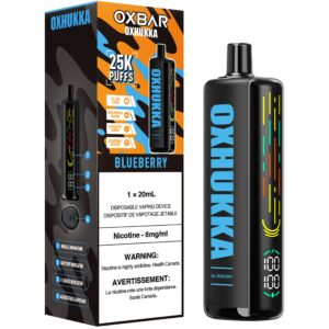 oxbar oxhukka disposable vape blueberry