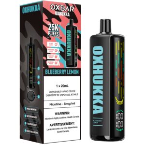 oxbar oxhukka disposable vape blueberry lemon