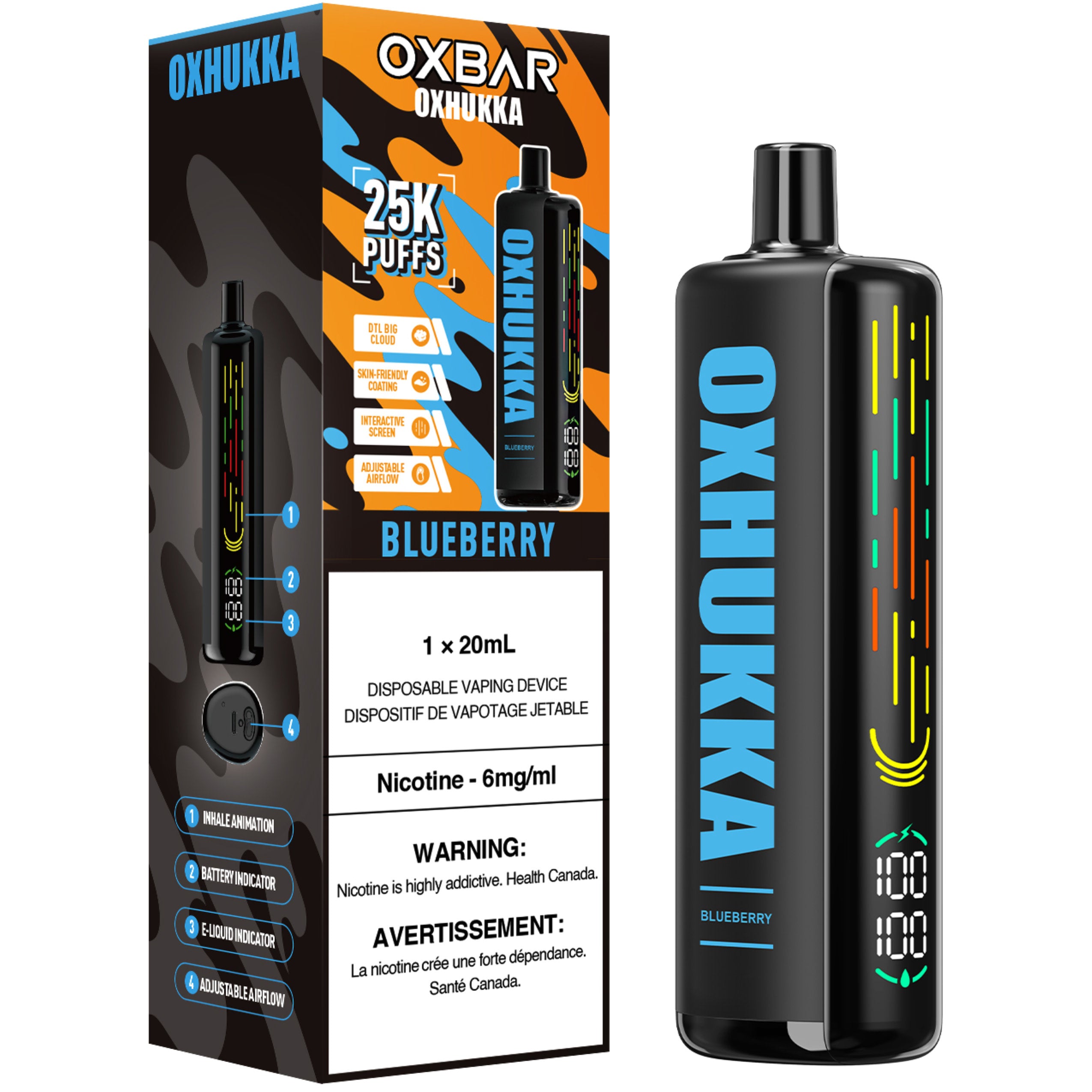 oxbar oxhukka disposable vape blueberry oxbar oxhukka disposable vape blueberry