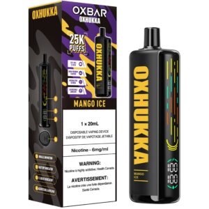 oxbar oxhukka disposable vape mango ice