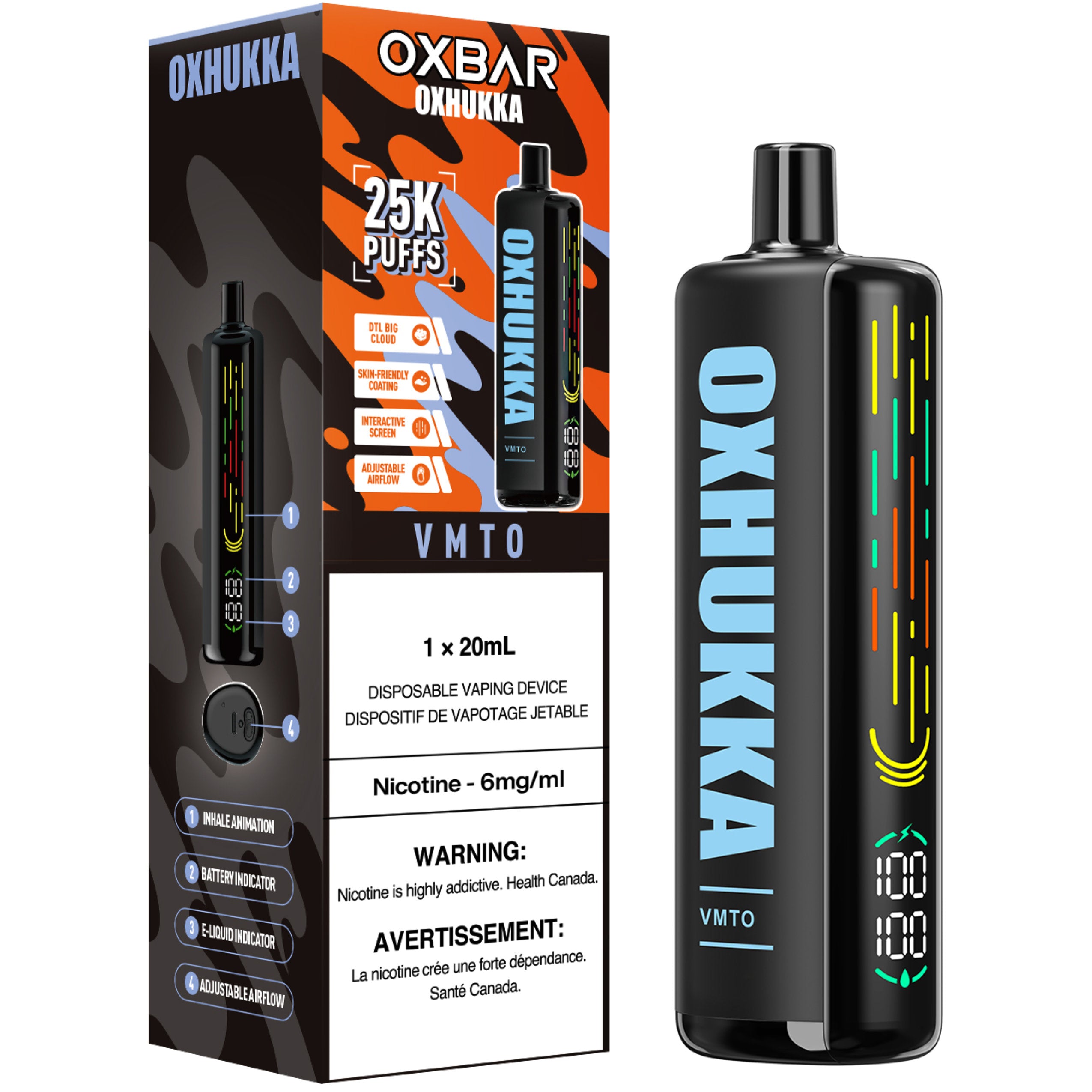 oxbar oxhukka disposable vape vmto oxbar oxhukka disposable vape vmto