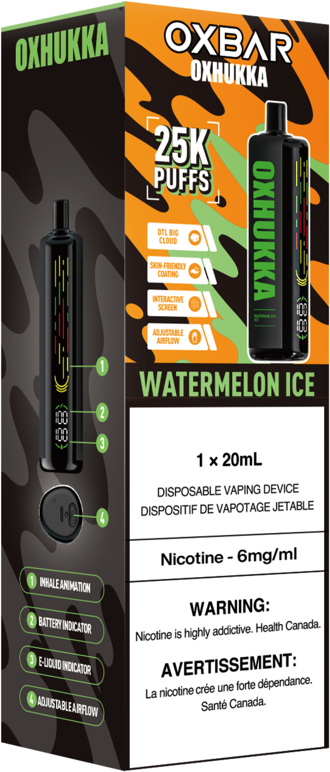 oxbar oxhukka disposable vape watermelon ice oxbar oxhukka disposable vape watermelon ice