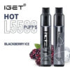 BLACKBERRY – IGET HOT – 5500 PUFFS import placeholder for 66632