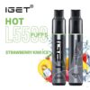 STRAWBERRY KIWI ICE – IGET HOT – 5500 PUFFS import placeholder for 23852