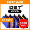 20 PACK – IGET MOON – 5000 PUFFS import placeholder for 70827