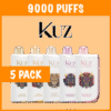 5 PACK – KUZ ULTRA 9000 PUFFS import placeholder for 77948
