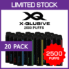 X-QLUSIVE – 2500 PUFFS – 20 PACK import placeholder for 70427